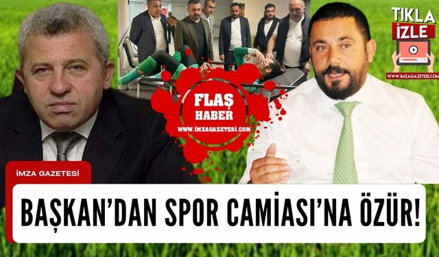 Vanspor Kulüp Başkanı Feyat Kıyak'tan  Zonguldak Kömürspor camiasına özür!