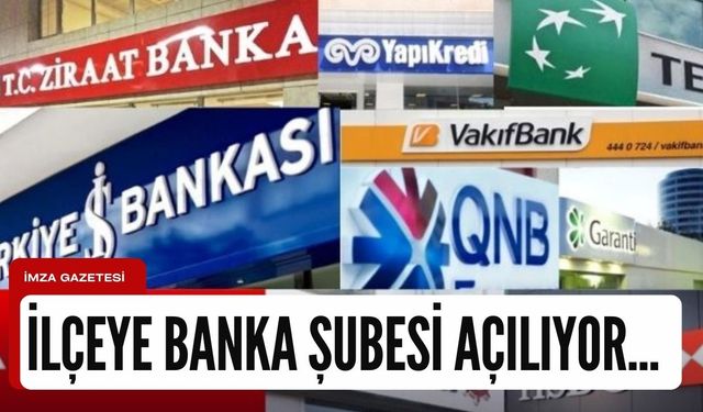 Zonguldak'ın ilçesine yeni banka şubesi açılıyor...