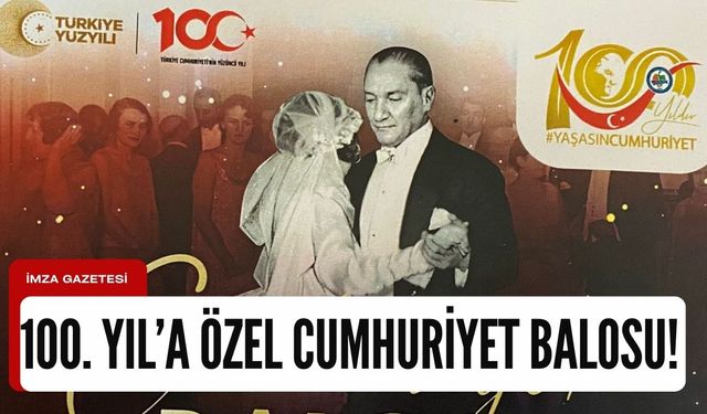 Zonguldak'ın o ilçesinde 100. yıl şerefine Atatürk'ün "Cumhuriyet Balosu"...