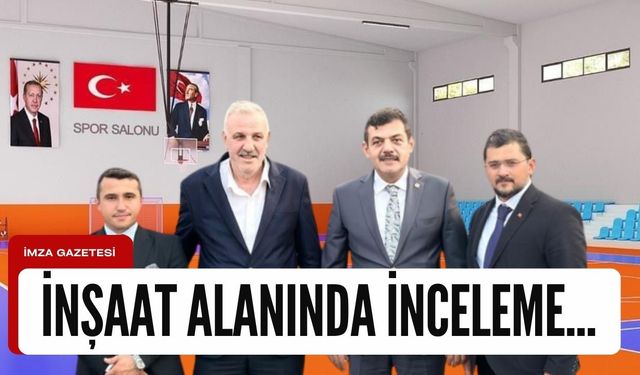 1500 kişilik spor salonun yapılacağı yer incelendi...