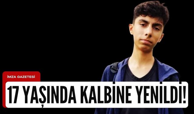 17 yaşındaki genç kalbine yenik düştü!