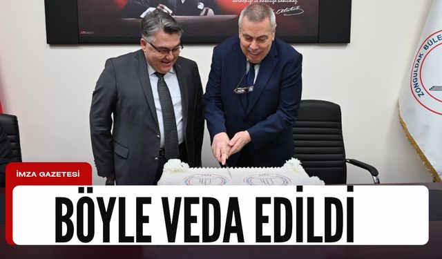 ZBEÜ’den Personel Daire Başkanı Bekir​​​​​​​ Kaleli’ye Anlamlı Veda...