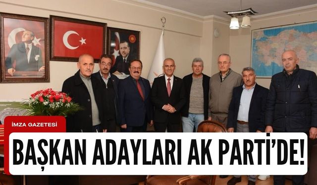 AK Parti belediye başkan adayları müracaata başladı!