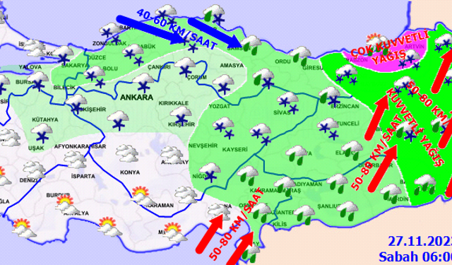 AN İTİBARİYLE METEOROLOJİK GÖRÜNÜM...