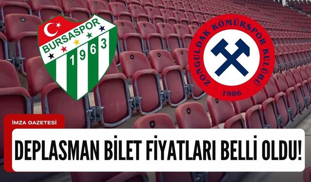 Bursaspor deplasmanında Kömürspor taraftarına ayrılan tribün kapasitesi ve bilet fiyatları belli oldu!