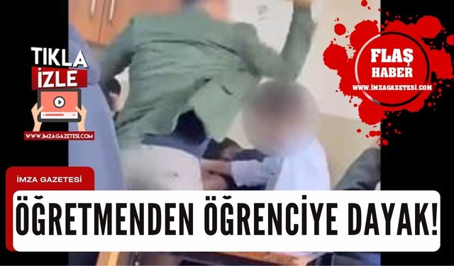 Öğretmen, öğrencisini kitapla dövdü!