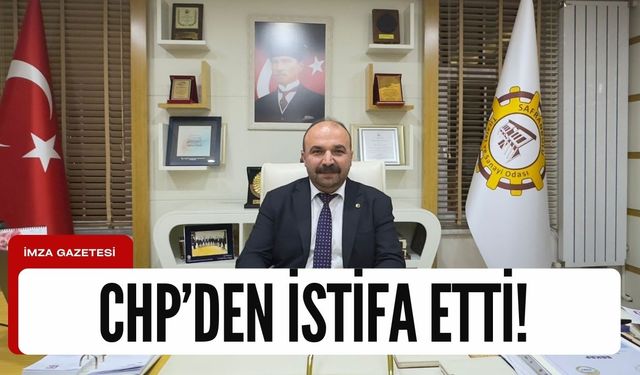 CHP meclis üyesinden istifa!