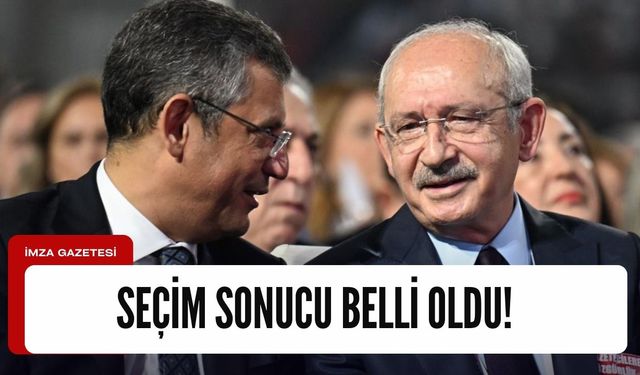 CHP’de merakla beklenen Genel Başkan seçim sonucu!