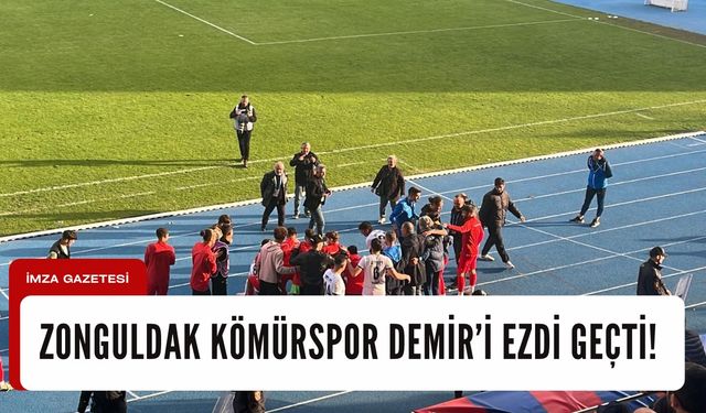 Zonguldak Kömürspor Demir’i ezdi geçti!