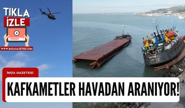 Ereğli'de batan gemi Kafkametler aranıyor!