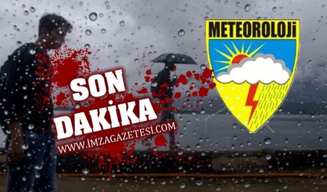 Meteorolojiden Marmara’nın doğusu ile Zonguldak, Düzce ve Bolu  için uyarı!