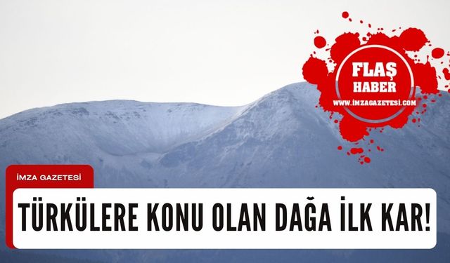 Mevsimin ilk karı düştü!