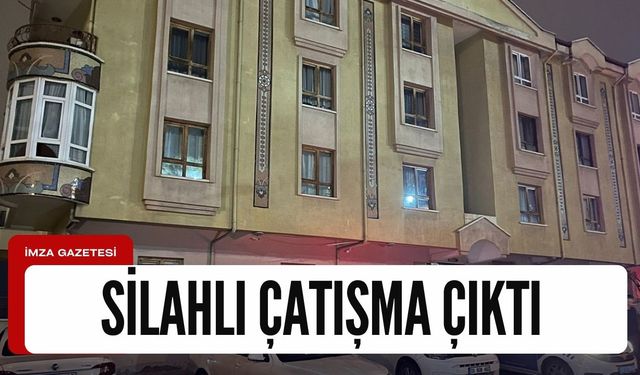 Komşular arasında silahlı çatışma çıktı!