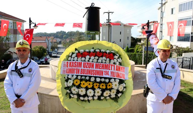 Kömürün kaşifi Uzun Mehmet anıldı...