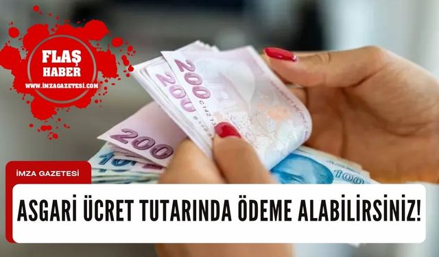 Vatandaşların dikkatine! Asgari ücret tutarında ödeme alabilirsiniz...