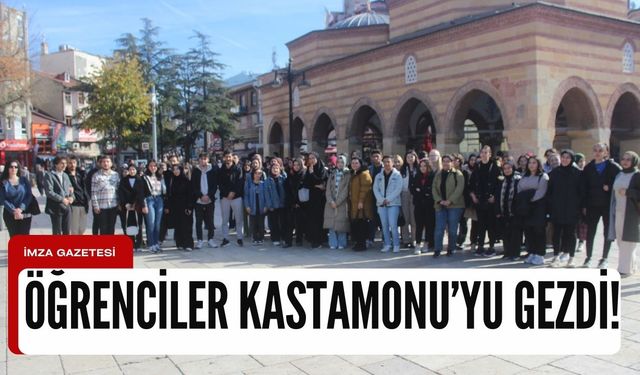 Öğrenciler Kastamonu'nun tarihiyle tanıştı!