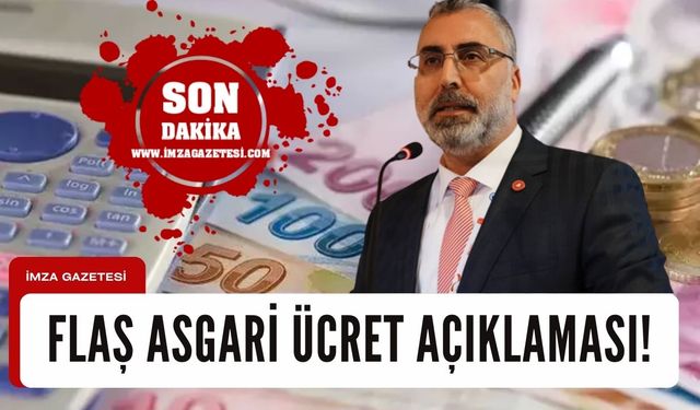 Bakan Vedat Işıkhan'dan flaş asgari ücret açıklaması!