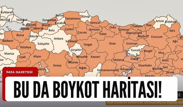 Boykot haritası! Zonguldak, Kastamonu, Düzce var, Bartın, Karabük, Bolu, Sinop yok!