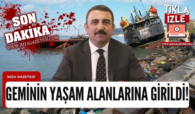 Vali Osman Hacıbektaşoğlu "Arkadaşlarımız geminin yaşam alanlarına girmeyi başardılar"