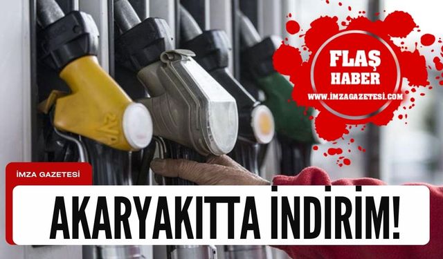 Akaryakıtta indirim mi olcak?