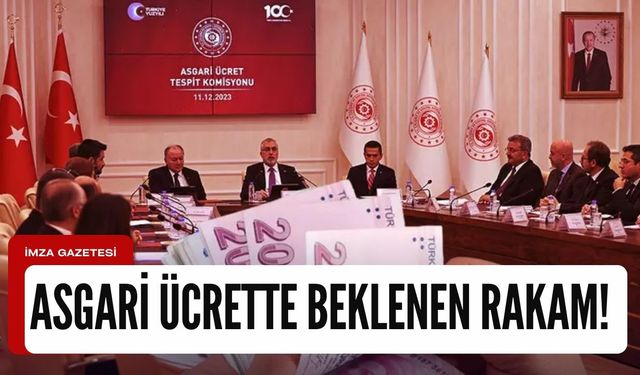 Asgari ücrette beklenen o rakam!