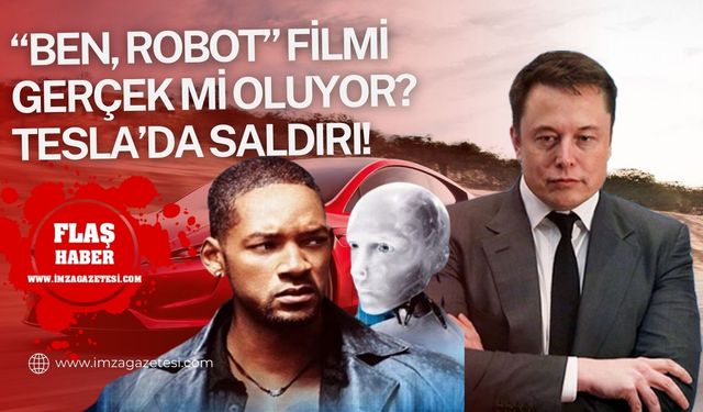 "Ben, Robot" filmi gerçek mi oluyor? Tesla fabrikasındaki robot mühendise saldırdı!