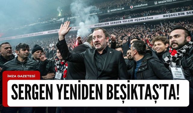 Beşiktaş, Sergen Yalçın ile anlaşma sağladı