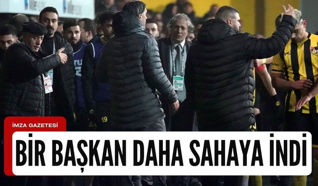 Daha 1 hafta geçmedi bir başkan daha sahaya indi!