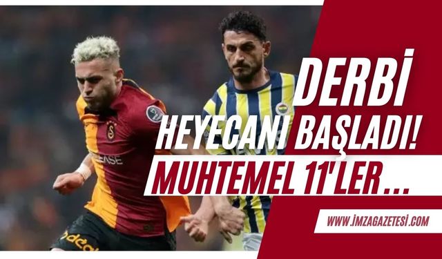 Fenerbahçe ve Galatasaray liderlik maçına çıkıyor...