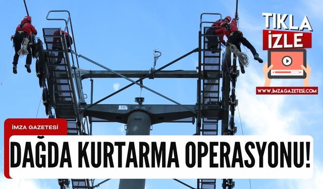  Ilgaz Dağı'nda kurtarma operasyonu!