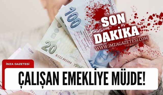 Çalışan emekli için adım atılacak! Tarih belirlendi