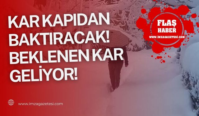 Meteoroloji uyardı! Karadeniz’e beklenen kar geliyor!