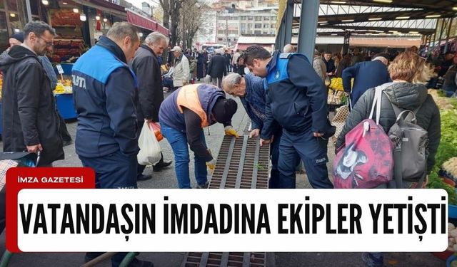 İşitme cihazını düşüren yaşlı vatandaşın imdadına Zabıta yetişti