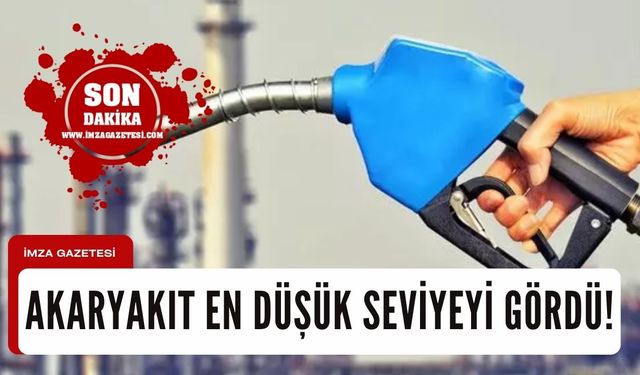 Akaryakıt son 5 ayın en düşük seviyesini gördü!