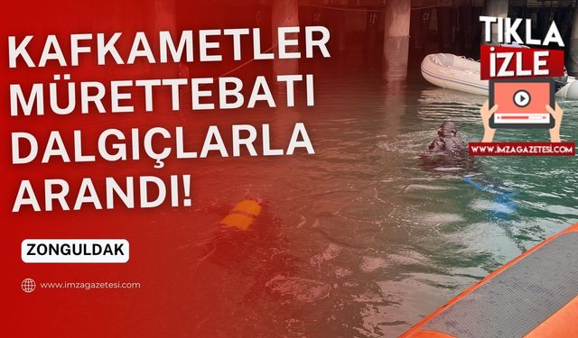 Zonguldak'ta batan gemide kaybolan mürettebatı arama çalışmaları sürüyor...