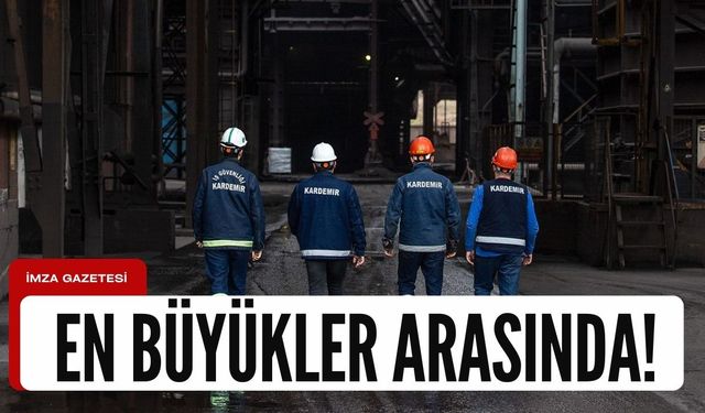 KARDEMİR, Anadolu'nun en büyük 500 şirketi sıralamasında 5. sırada yer aldı!