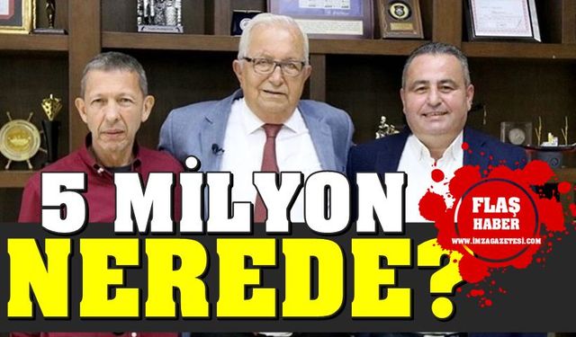 Kdz. Ereğli Belediye Başkanı Halil Posbıyık’a soru… 5 milyon nerede?