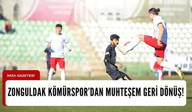 Zonguldak Kömürspor’dan Muhteşem Geri Dönüş!