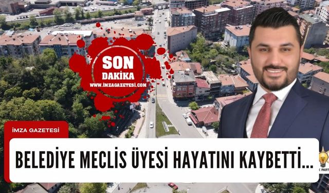 Belediye Meclis Üyesi kazada hayatını kaybetti...