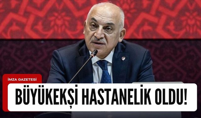 Mehmet Büyükekşi hastaneye kaldırıldı!