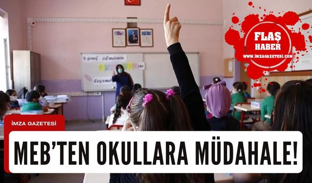 Milli Eğitim Bakanlığı'ndan "Kanayan yaraya" müdahale!