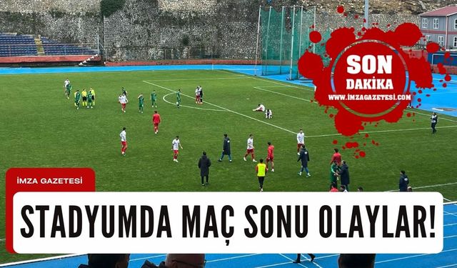 Zonguldak Kömürspor’un Serik Belediyespor maçı olaylı bitti!