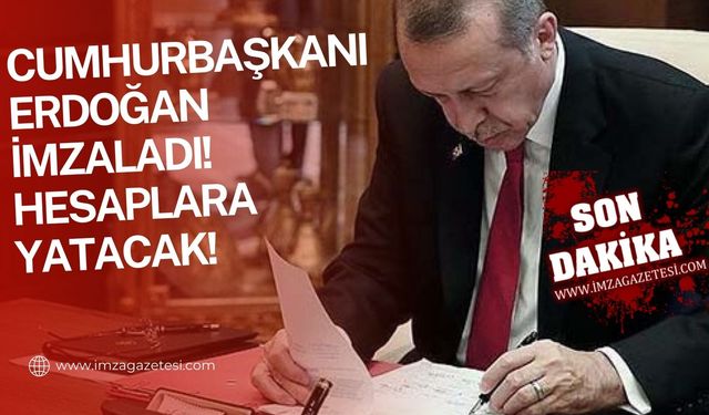 Cumhurbaşkanı Erdoğan imzaladı! Resmi gazetede yayınlandı...