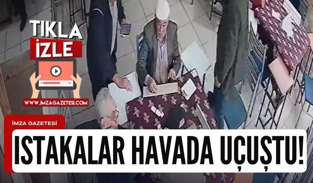 Taş kavgası büyüdü ıstakalar havada uçuştu!