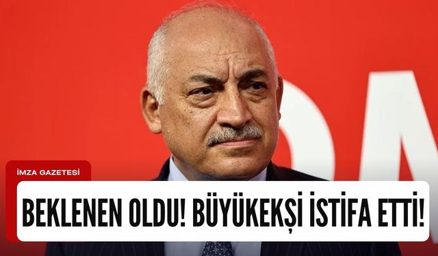 TFF Başkanı Mehmet Büyükekşi istifa etti!