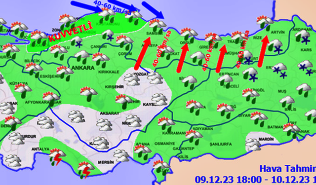 Türkiye geneli meteorolojik görünüm... Bu hafta hava nasıl olacak?