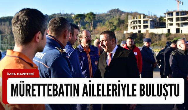 Vali Osman Hacıbektaşoğlu, kayıp Kafkametler gemisi mürettebatının aileleriyle buluştu