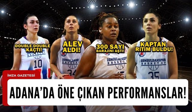 Adana deplasmanında öne çıkan performanslar! Sasha 300'ü geçti