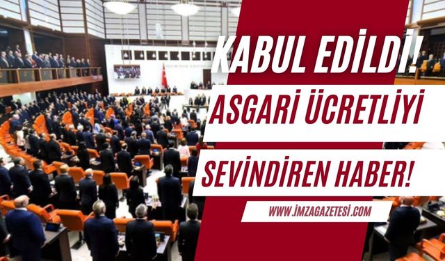 Asgari ücretliye destek! TBMM'de İşsizlik Sigortası Kanunu kabul edildi!