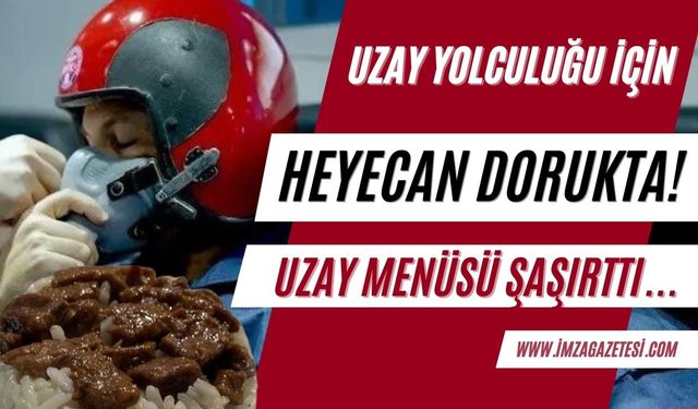 Uzay yolculuğu için heyecan dorukta!